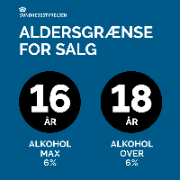 Aldersgr&aelig;nse for salg af alkohol